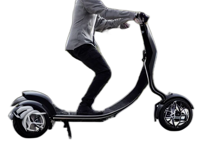 concept art, mobility, scooter, designed transparent PNG cut-out