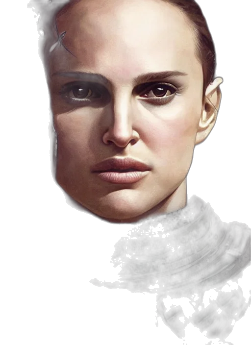 face, mask, photorealistic, concept art transparent PNG cut-out