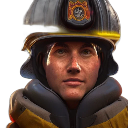 face, staff, concept art, photorealistic transparent PNG cut-out