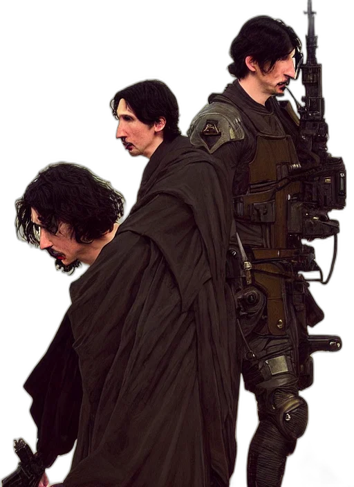 jacket, weapon, staff, concept art transparent PNG cut-out