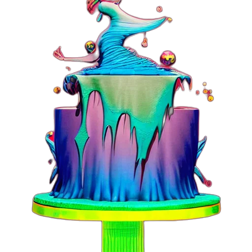 crown, 3d render, vaporwave, concept art transparent PNG cut-out