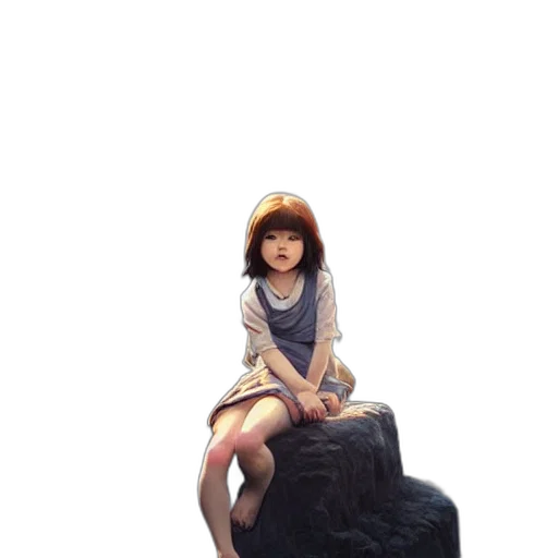 dress, creature, robot, hat transparent PNG cut-out