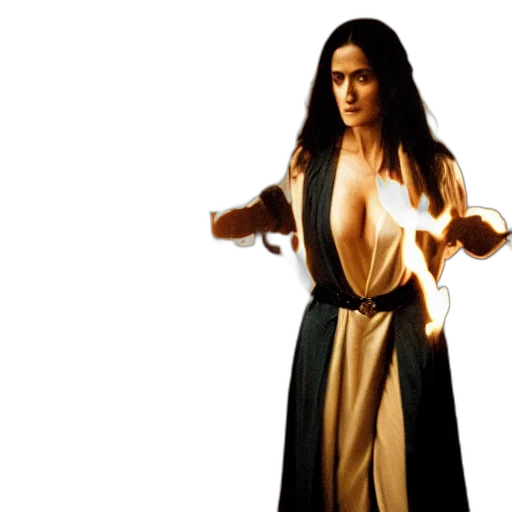 dress, concept art, fire, movie transparent PNG cut-out