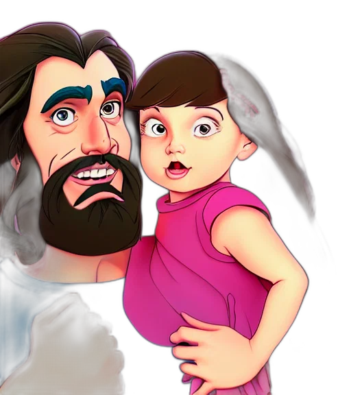 cartoon, concept art, photorealistic, 3d render transparent PNG cut-out