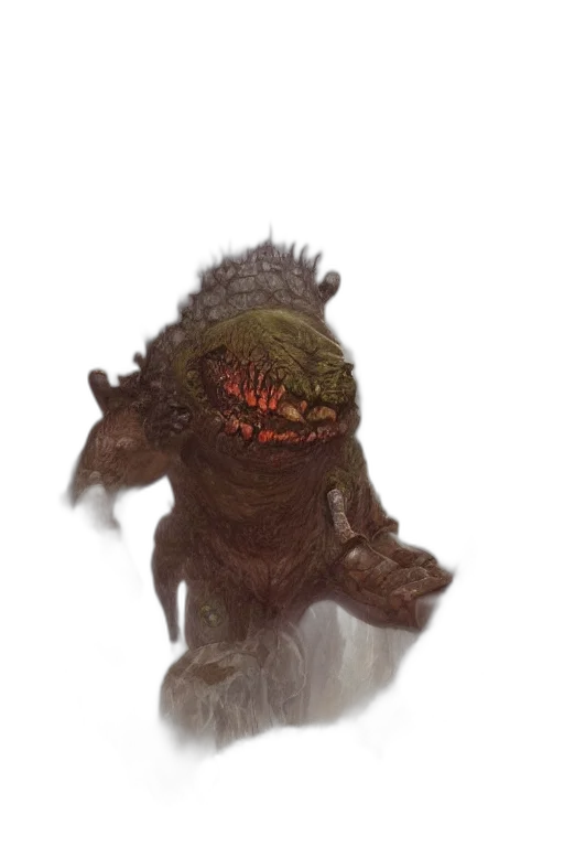 creature, staff, dragon, face transparent PNG cut-out