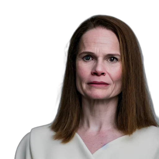face, staff, hair, jacket transparent PNG cut-out