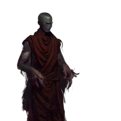 creature, staff, mask, concept art transparent PNG cut-out