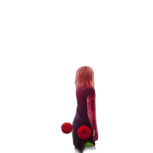 staff, hair, flower, bottle transparent PNG cut-out