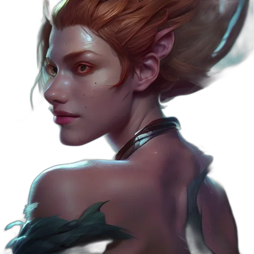 face, dragon, staff, crown transparent PNG cut-out