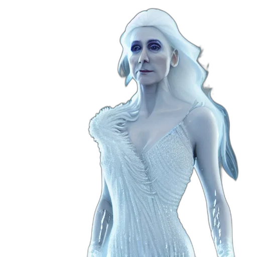 dress, concept art, fantasy art, 3d render transparent PNG cut-out