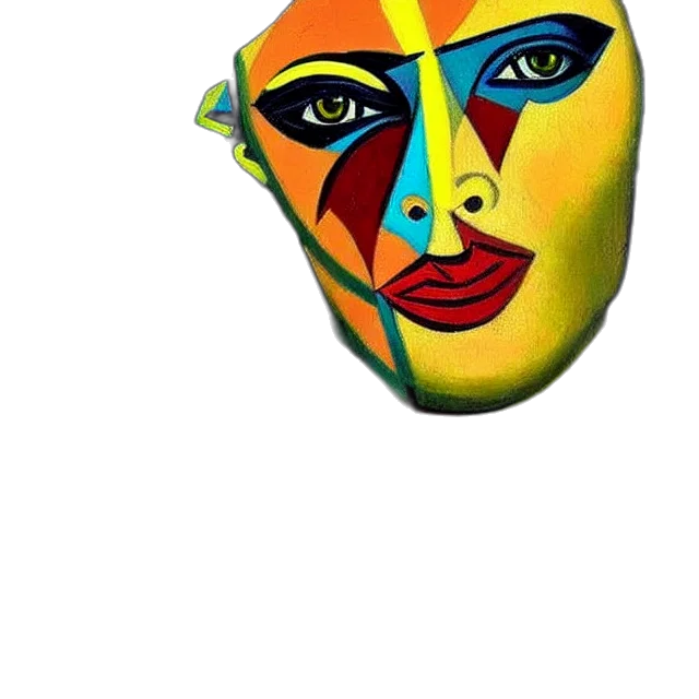 mask, face, crown, jewelry transparent PNG cut-out