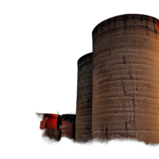 building, weapon, hat, bottle transparent PNG cut-out