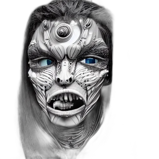 mask, face, creature, jewelry transparent PNG cut-out