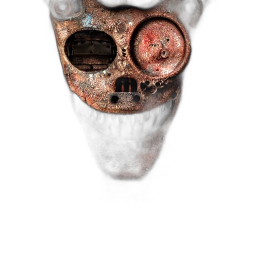 mask, face, bottle, robot transparent PNG cut-out