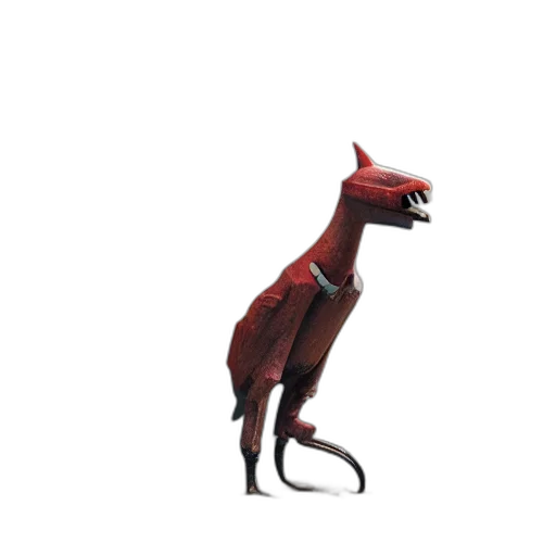 dragon, animal, creature, staff transparent PNG cut-out