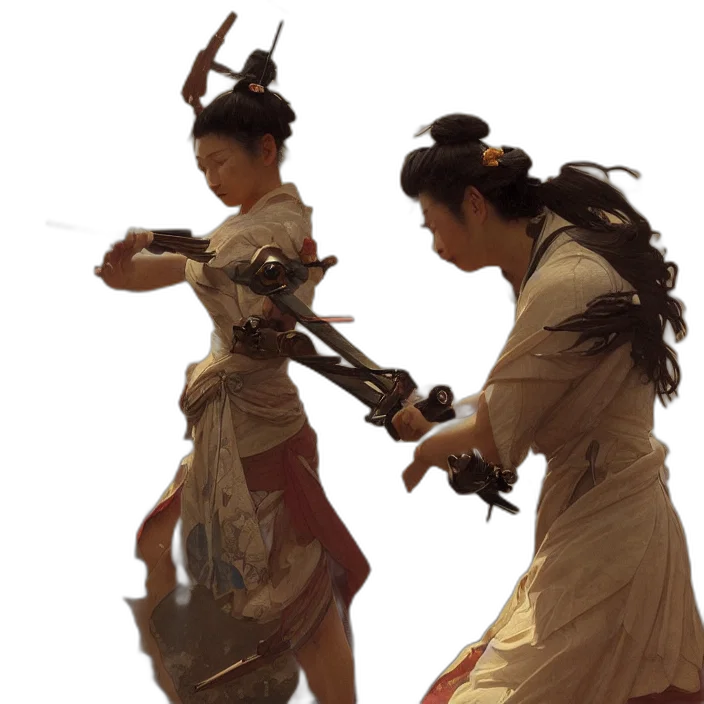 staff, weapon, concept art, samurai transparent PNG cut-out