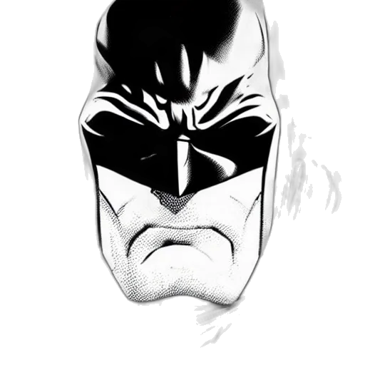 mask, face, comic book art, cartoon transparent PNG cut-out