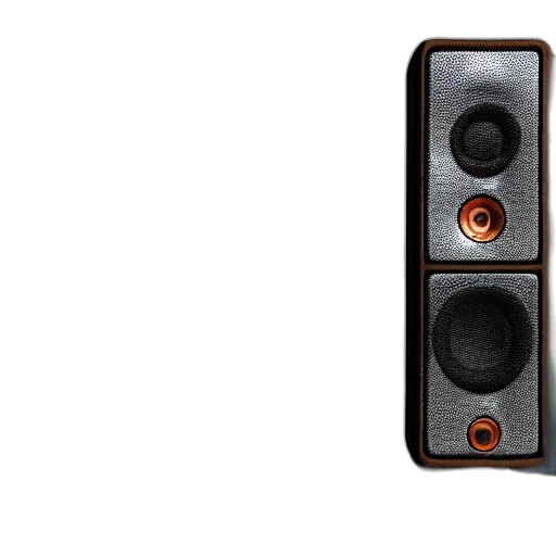 large, speakers, covered, delicate transparent PNG cut-out