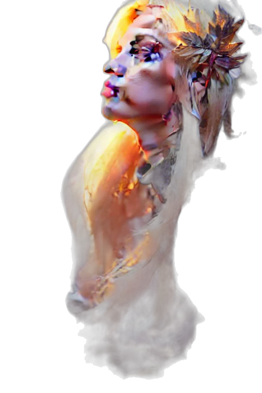 dress, creature, hair, jewelry transparent PNG cut-out