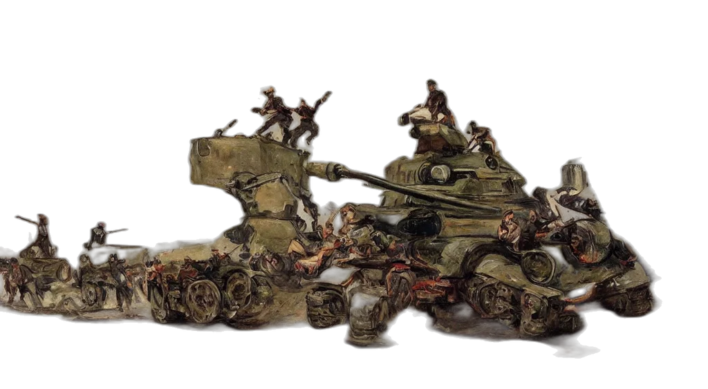 weapon, car, concept art, forest transparent PNG cut-out