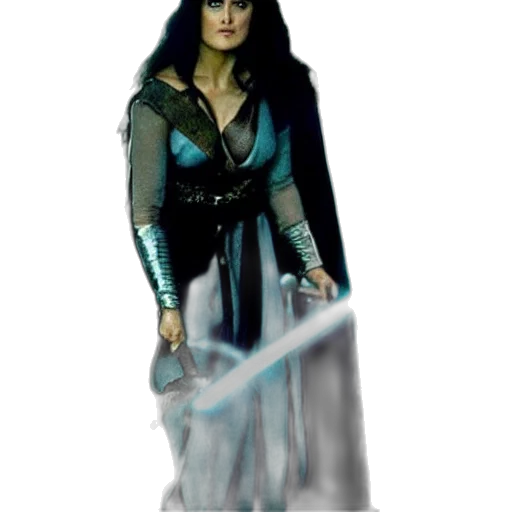 staff, dress, sword, concept art transparent PNG cut-out
