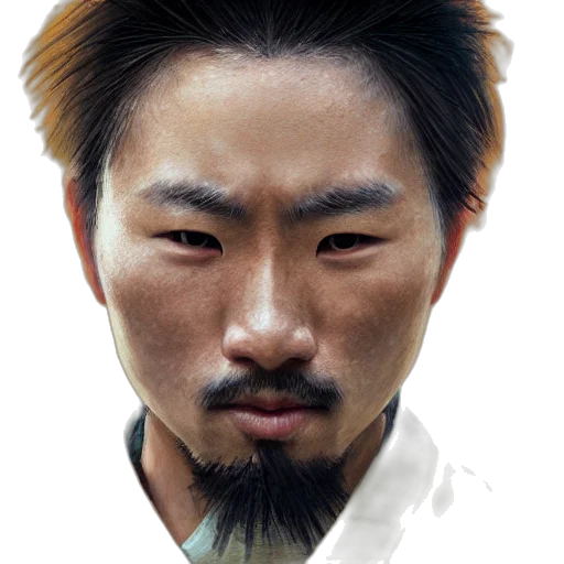 face, staff, hair, mask transparent PNG cut-out
