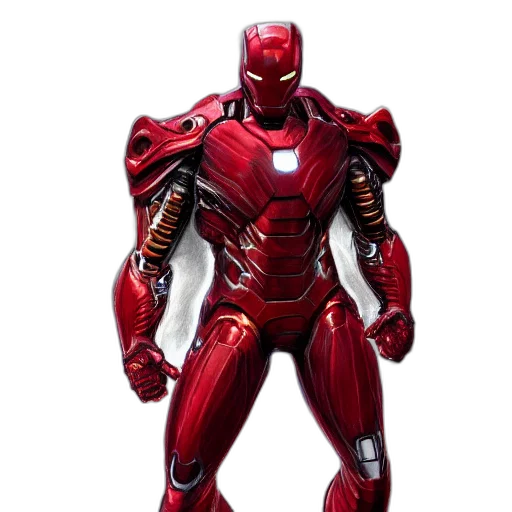 robot, concept art, 3d render, comic book art transparent PNG cut-out