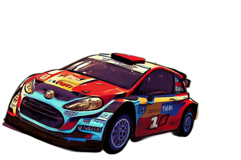 car, concept art, 3d render, fantasy art transparent PNG cut-out