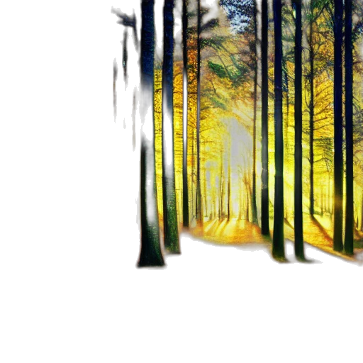 tree, photorealistic, concept art, 3d render transparent PNG cut-out