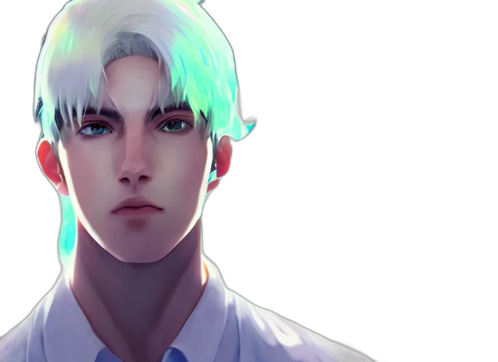 face, creature, anime, concept art transparent PNG cut-out