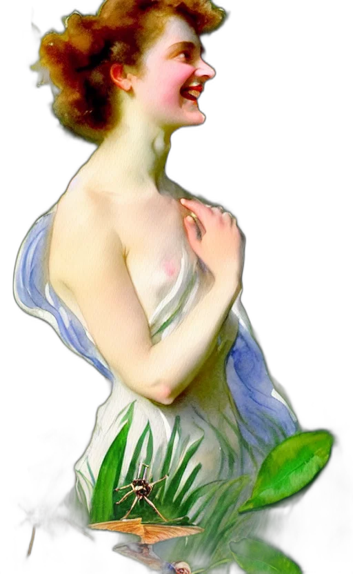 dress, jewelry, staff, flower transparent PNG cut-out