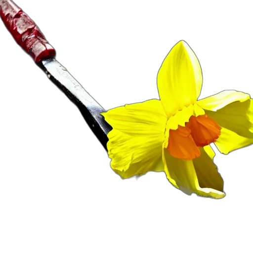 flower, staff, weapon, sword transparent PNG cut-out