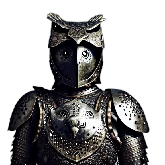mask, sword, staff, robot transparent PNG cut-out