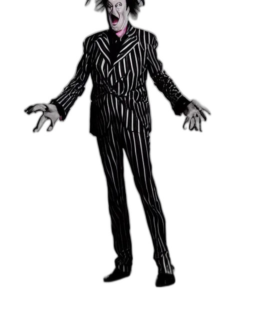 jacket, creature, robot, staff transparent PNG cut-out