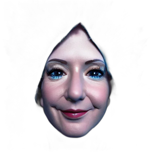 face, mask, crown, creature transparent PNG cut-out
