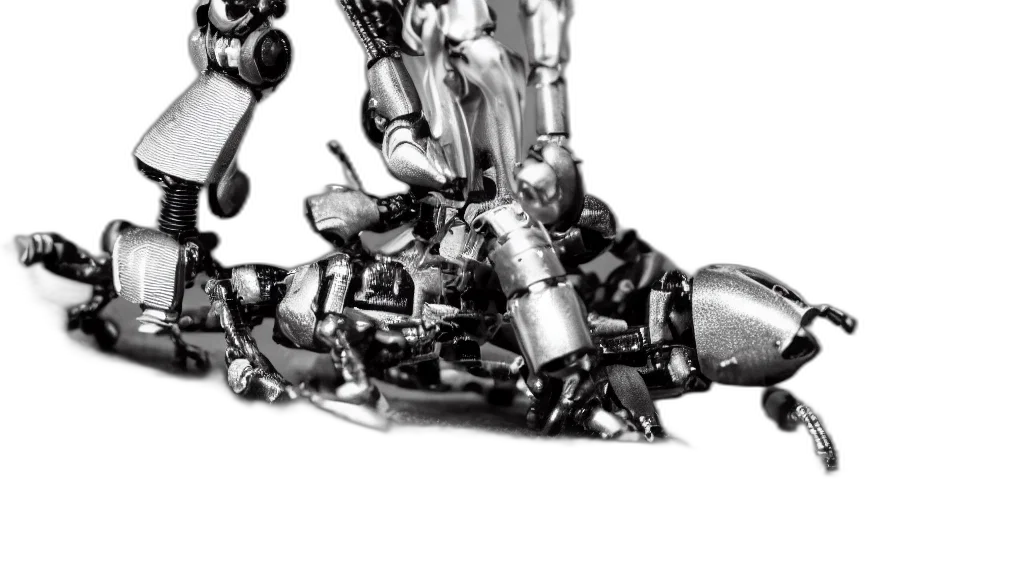 robot, weapon, car, cyberpunk transparent PNG cut-out