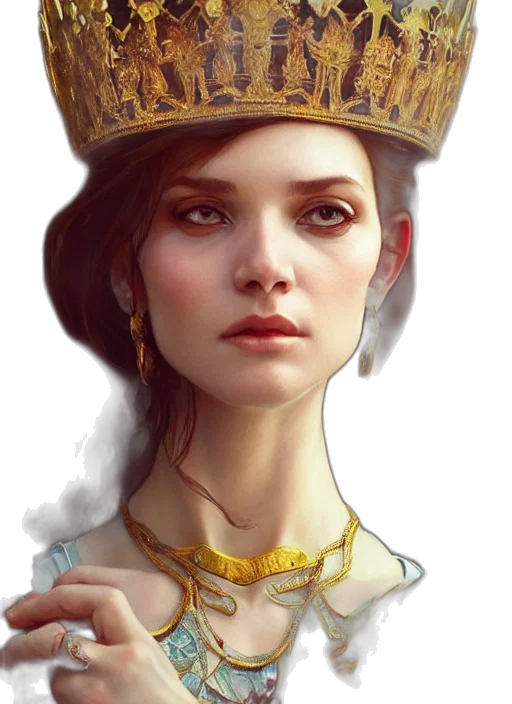 crown, jewelry, face, hat transparent PNG cut-out