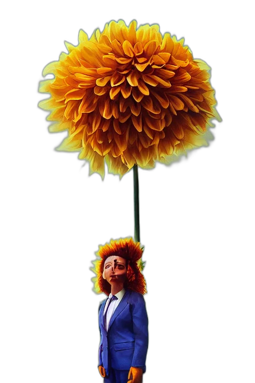 staff, flower, umbrella, crown transparent PNG cut-out