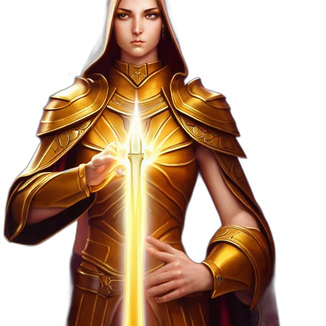 sword, staff, jewelry, fantasy art transparent PNG cut-out