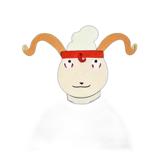 hat, animal, staff, creature transparent PNG cut-out