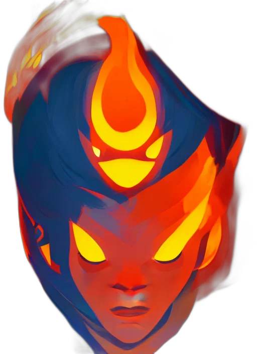 mask, face, crown, dragon transparent PNG cut-out
