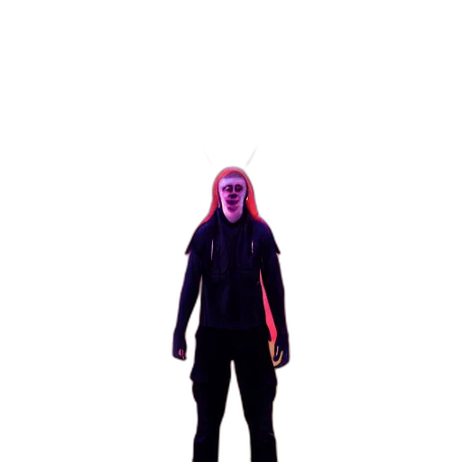 jacket, staff, mask, robot transparent PNG cut-out