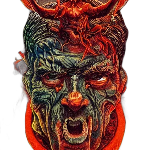 mask, face, creature, dragon transparent PNG cut-out