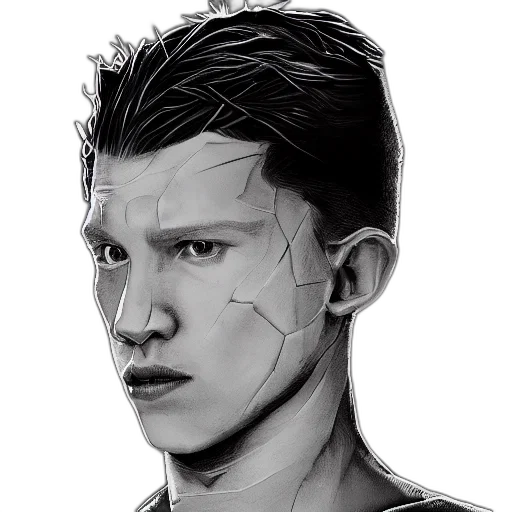 face, mask, photorealistic, comic book art transparent PNG cut-out