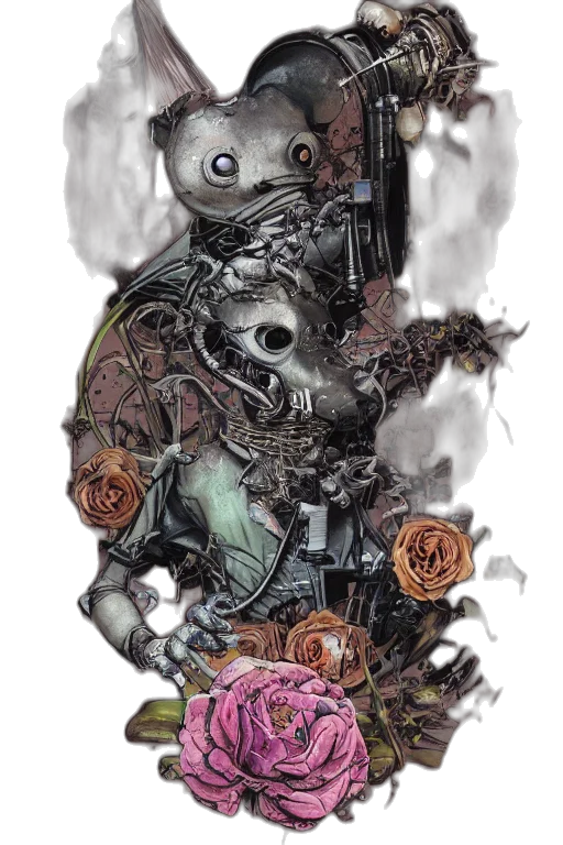 robot, creature, face, mask transparent PNG cut-out