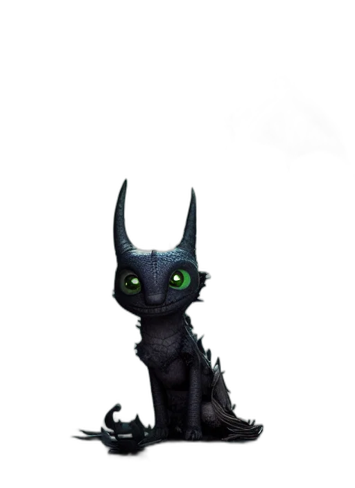 dragon, staff, creature, animal transparent PNG cut-out