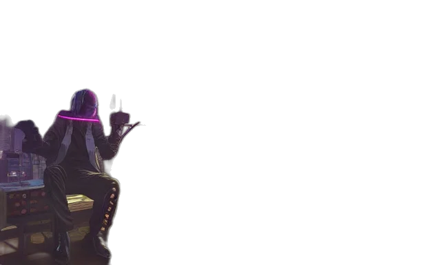 robot, weapon, mask, staff transparent PNG cut-out