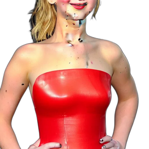 dress, jewelry, mask, face transparent PNG cut-out