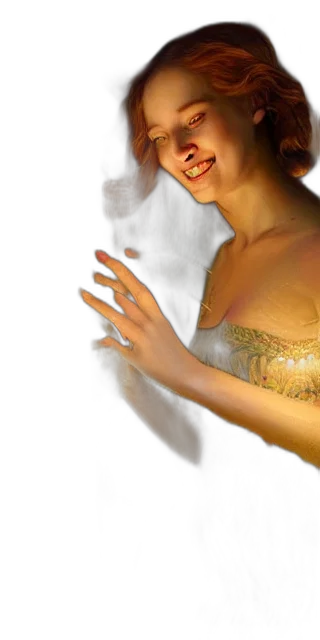 dress, jewelry, face, mask transparent PNG cut-out