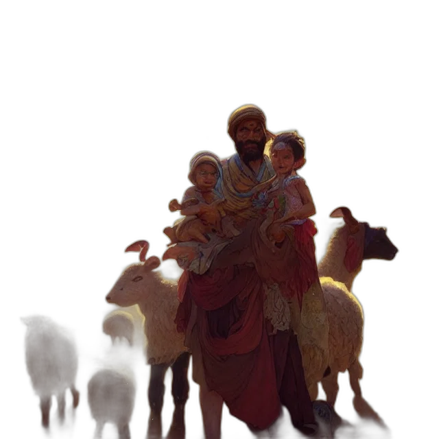 animal, dress, concept art, photorealistic transparent PNG cut-out